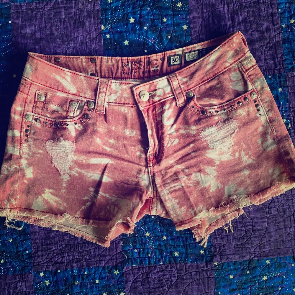 Miss Me Tie-dye shorts 30